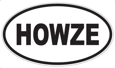 HOWZE - Oval Magnet