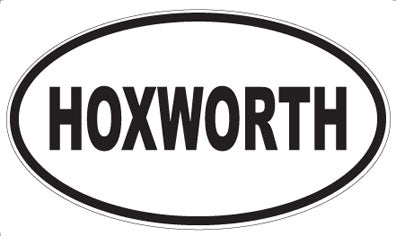 HOXWORTH - Oval Sticker