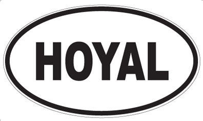 HOYAL - Oval Sticker