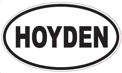 HOYDEN - Oval Sticker