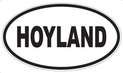 HOYLAND - Oval Sticker