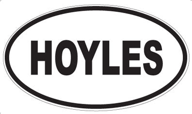 HOYLES - Oval Magnet