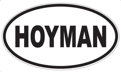 HOYMAN - Oval Magnet