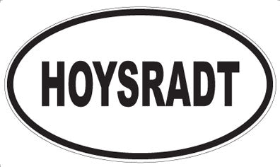 HOYSRADT - Oval Magnet