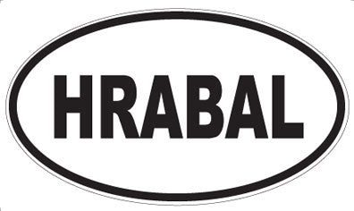 HRABAL - Oval Magnet