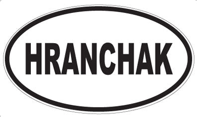 HRANCHAK - Oval Magnet