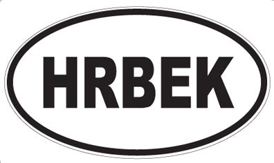 HRBEK - Oval Magnet