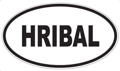 HRIBAL - Oval Magnet