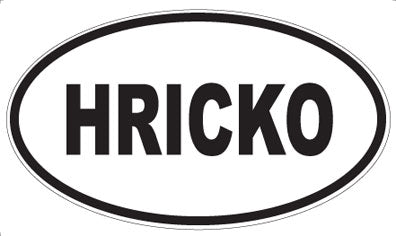 HRICKO - Oval Magnet