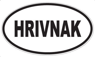 HRIVNAK - Oval Magnet