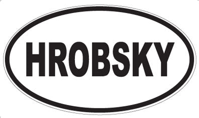 HROBSKY - Oval Magnet