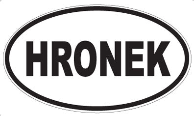 HRONEK - Oval Magnet