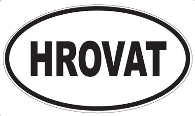 HROVAT - Oval Magnet