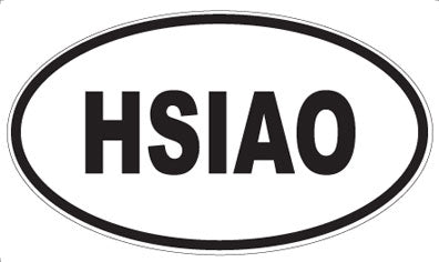 HSIAO - Oval Magnet