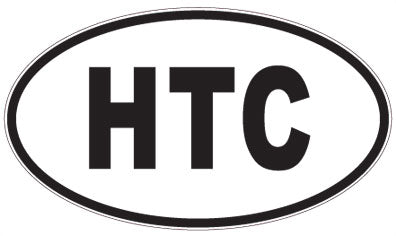 HTC - 3 Letter Initials Oval Magnet