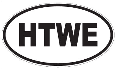 HTWE - Oval Magnet