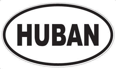 HUBAN - Oval Magnet