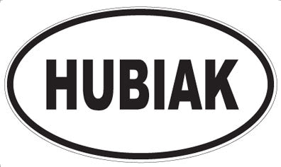 HUBIAK - Oval Magnet