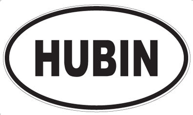 HUBIN - Oval Magnet