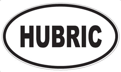 HUBRIC - Oval Sticker
