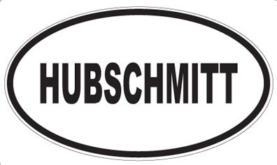 HUBSCHMITT - Oval Magnet