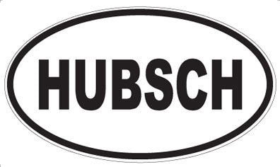 HUBSCH - Oval Magnet