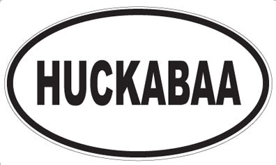HUCKABAA - Oval Magnet