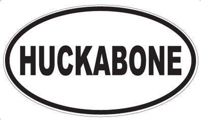 HUCKABONE - Oval Magnet