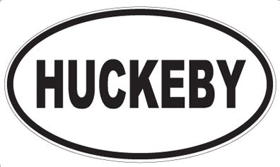 HUCKEBY - Oval Magnet