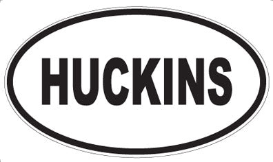 HUCKINS - Oval Magnet