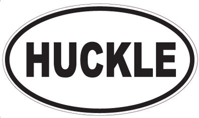 HUCKLE - Oval Sticker