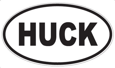 HUCK - Oval Magnet