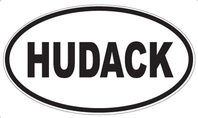 HUDACK - Oval Magnet