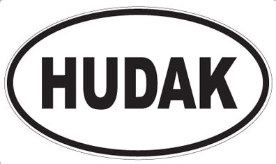 HUDAK - Oval Magnet