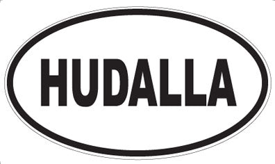 HUDALLA - Oval Magnet