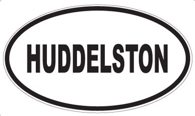 HUDDELSTON - Oval Magnet