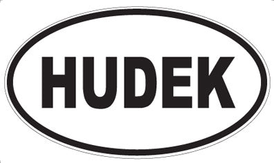 HUDEK - Oval Magnet