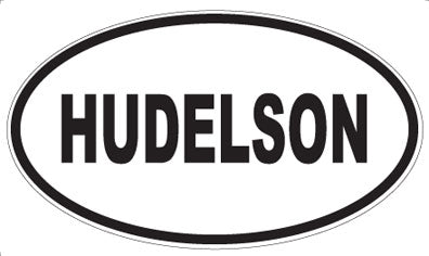 HUDELSON - Oval Magnet