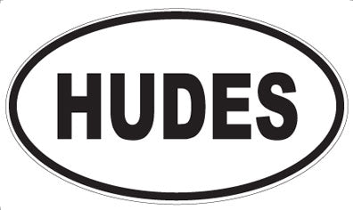 HUDES - Oval Magnet
