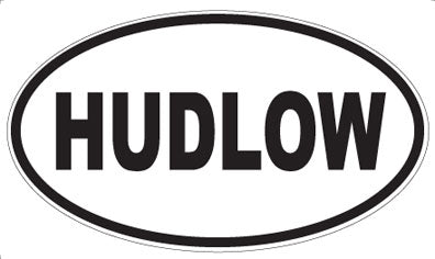 HUDLOW - Oval Magnet