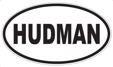 HUDMAN - Oval Magnet