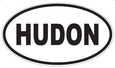 HUDON - Oval Magnet