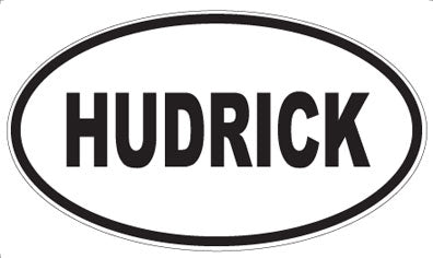HUDRICK - Oval Magnet