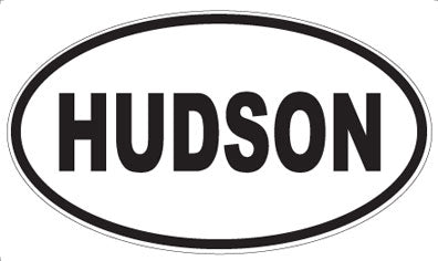 HUDSON - Oval Magnet