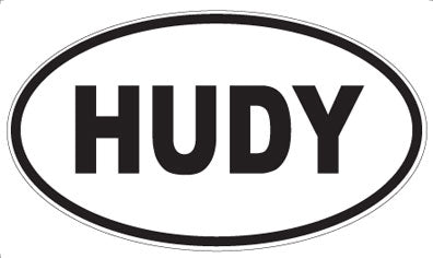 HUDY - Oval Magnet