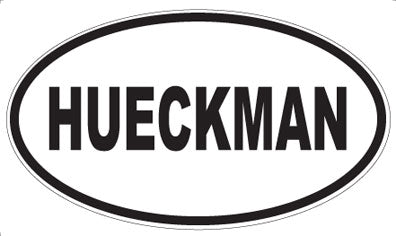 HUECKMAN - Oval Magnet