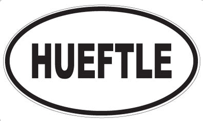 HUEFTLE - Oval Magnet