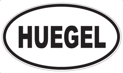 HUEGEL - Oval Magnet