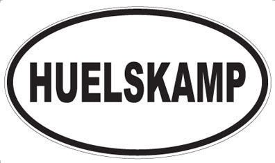 HUELSKAMP - Oval Magnet