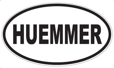 HUEMMER - Oval Sticker